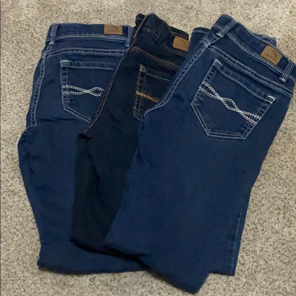3 pairs of girls size 8 jeans